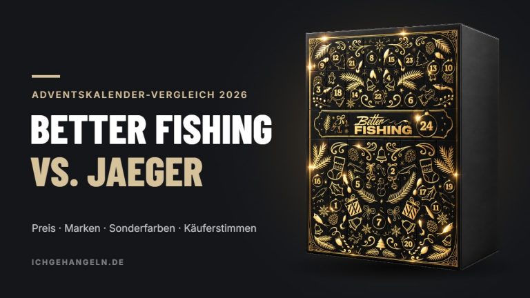 Adventskalender-Vergleich 2026: Better Fishing XXL Vol. 4 vs. Jaeger